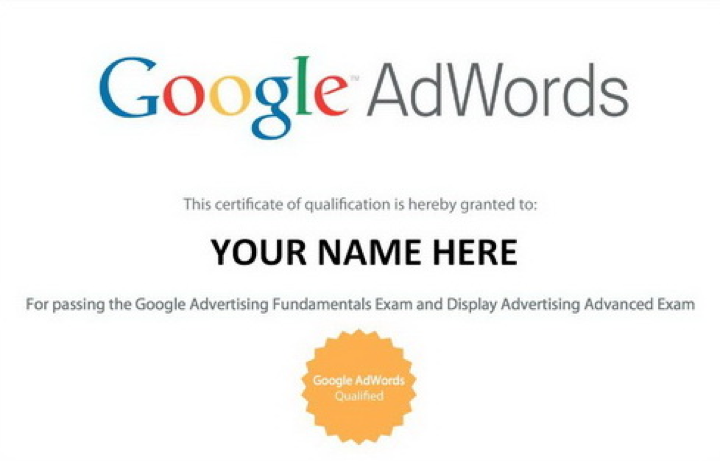 Google AdWords Fundamentals Exam